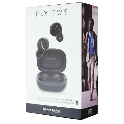 BRAND NEW Harman Kardon Fly TWS True Wireless In-Ear Headphones - Black • $56.99