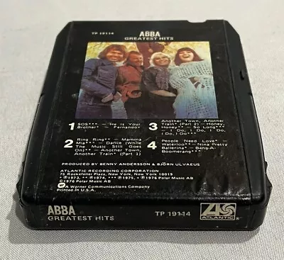 ABBA Greatest Hits 8-Track Tape TP-19114 Polar Music 1976 • $3.99