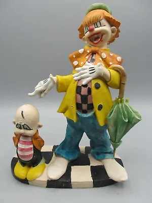 Vintage Fontanini Hobo Clown Figures Made In Italy 8  Tall Figurine • $9.99