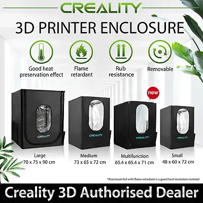 Creality 3D Printer Enclosure Heat Preservation Flame Retardant Fireproof 3 Size • $90.95