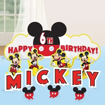 Mickey Mouse Disney Clubhouse Birthday Party Centerpiece Table Decorating Kit • $15.57