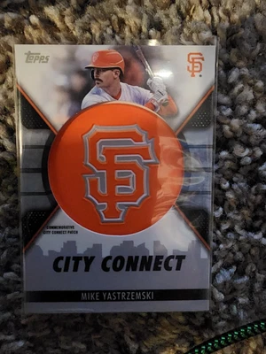 $0.99 • Buy 2023 Topps Series 1 Mike Yastrzemski - City Connect Cap Patch #CC-MY Giants