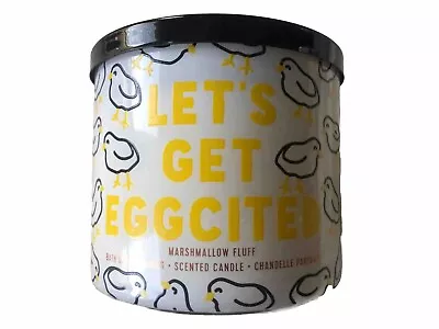 Bath & Body Works Marshmallow Fluff Lets Get Eggcited 3 Wick Candle 14.5 Ozs • $25.19