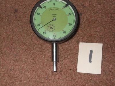 £30 • Buy 50MM DIA DIAL TEST INDICATOR - STOSSGESCHUTZT 0.01mm GRADUATIONS