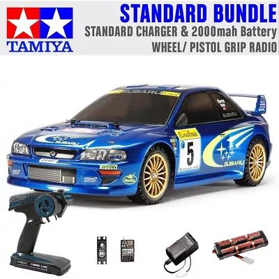 TAMIYA RC 58631 Subaru Impreza Monte Carlo TT02 1:10 Standard Wheel Radio Bundle • £183.95