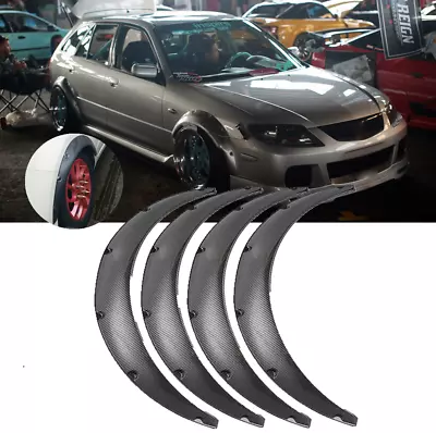 For Mazda Protege 1998-2003 Fender Flares Flexible Wide Body Kit Wheel Arches • $99.39