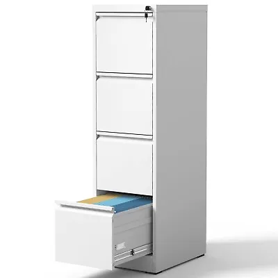 BIZOE 3 Drawer Mobile File Cabinet Metal Rolling File Cabinet-Letters/Legal /A4 • $209.99