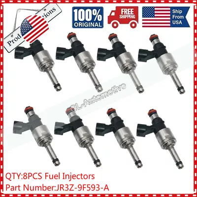 Set Of 8 Fuel Injectors For 2018-2020 Ford F-150 5.0L V8 Lower; DI Injector • $85.84