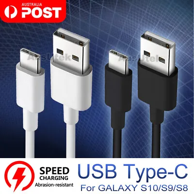 $3.99 • Buy USB-C Data Fast Charger Cable For Samsung S8 S9 S10 S20 S21 S22 Ultra Plus Note