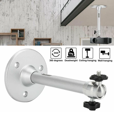 $6.59 • Buy Universal 360° Mini Projector Ceiling Wall Mount Bracket Aluminium Holder Stand