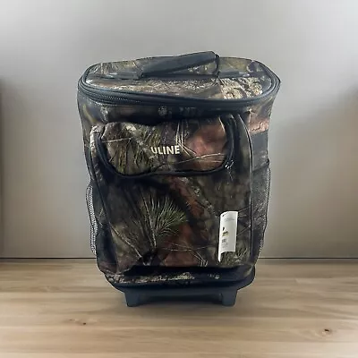 Brand New Mossy Oak Camo Rolling Cooler With Pull Handle Holds 30 Cans • $44.99