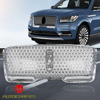 For 2018-2021 Lincoln Navigator Front Upper Grille Assembly Chrome Factory • $449.99