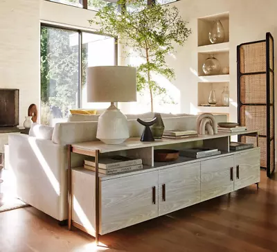 £999 • Buy John Lewis TV Cabinet Sideboard Foundry Media Console, 207cm, Winter Wood