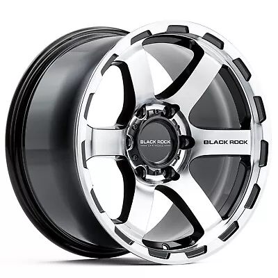 20  Wheels For Ford Everest Black Rock Grip 20x9 6x139.7 Black Machined Rims • $1649