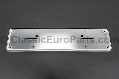 Euro Chrome Rear License Plate Frame For Mercedes W113 W114 W115 W116 W123 • $209