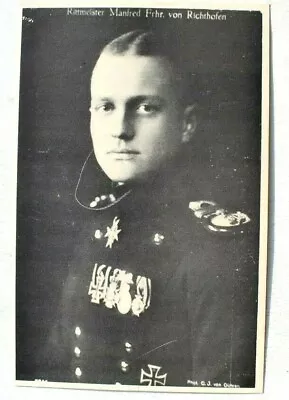 Vtg Orig RITTMEISTER MANFRED FRHR VON RICHTHOFEN Postcard  • $60