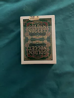 Vintage Golden Nugget Green Playing Cards - Pre-Owned • $26