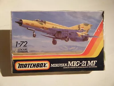 SEALED CLASSIC 1986 MATCHBOX 1/72 1980's Mikoyan MIG-21MF FISHBED SS Jet Fighter • $14.95