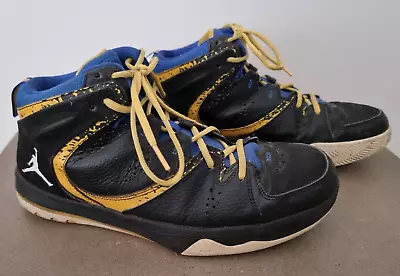 Jordan Phase 23 II Black Royal Maize Basketball Shoes (602671-089) Men's US 10.5 • $49.99