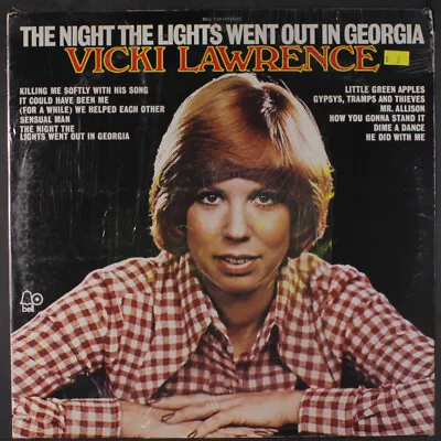 VICKI LAWRENCE: The Night The Lights Went Out In Georgia Bell Records 12  LP • $10