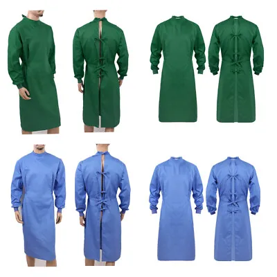 £29.58 • Buy Surgical Gown Hospital Workwear Lab Protective Clothing Isolation Gown Washable 