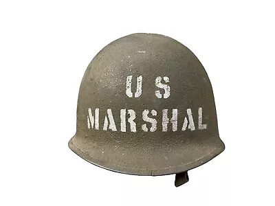 WW2 M1 US Helmet Marshal Stencil WWII SB • $100