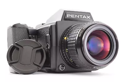 **NEAR MINT** Pentax 645 + SMC A 55mm F/2.8 + 120 Film Back W/ Lens Cap From JPN • $389.99