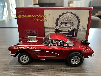 The Mazmanian Corvette Red Coupe 1:18 Precision Miniatures DieCast MIB • $80