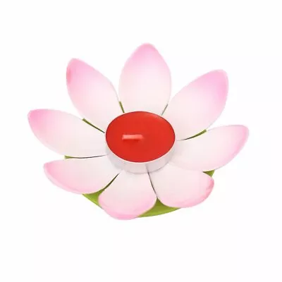 10 Lotus Flower 5  Assorted Colorful Tealight Floating Candles Party Decorations • $9.76