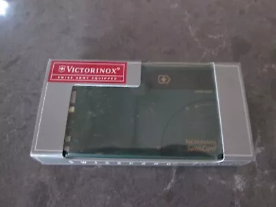 Victorinox Original Swiss Army Knife Swiss Card Hunter Green New 10 Functions • $34.99