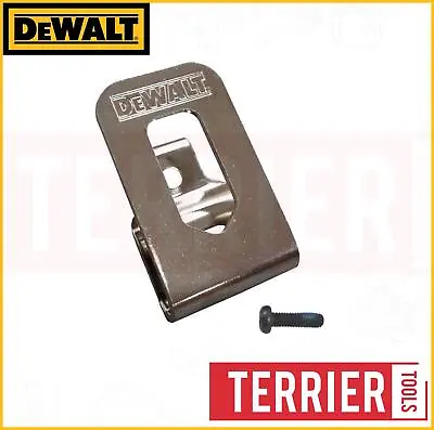 £5.89 • Buy Dewalt 18v Cordless Drill Belt Clip Hook & Screw DCD740 DCD780 DCD780L2 DCD785