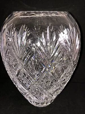 £65 • Buy Royal Brierley Crystal  Large Bulbous 10'' Vase