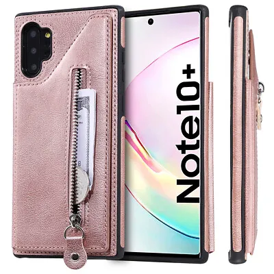 $9.92 • Buy For Samsung Galaxy Note 10 9 8 S10 S9 S8+ Leather Zipper Wallet Phone Case Cover