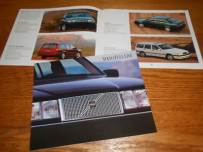 1994 VOLVO 850 940 960 BROCHURE /  '94 BIG 8 Page SALES CATALOG • $4.99