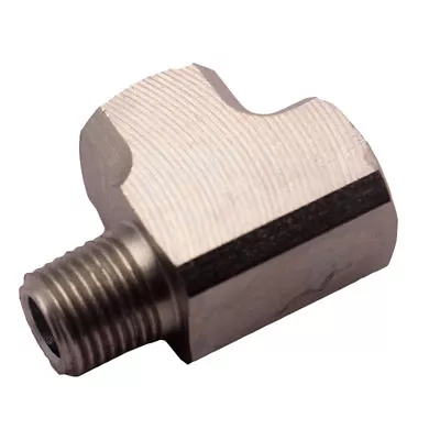 For Air Oil Water Pressure Sensor Gauge Mild Adapter T Tee Fitting 1/8  BSPT Uni • $12.99