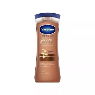 Vaseline Intensive Care Body Lotion Cocoa Radiant With Pure Cocoa Butter 10 Oz. • $7