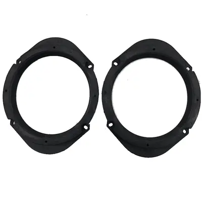 $22.66 • Buy 2x Car Speaker Spacer Adapter Black For Mazda 3 5 6 8 Ford Convert 5 X7  To 6.5 
