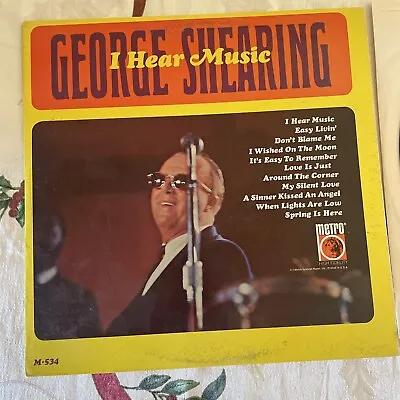 George Shearing I Hear Music Vinyl LP M-534 Metro 1965 MONO PRESSING EXCELLENT • $5