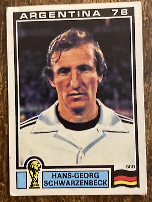 Panini World Cup Argentina 78 Sticker HANS-GEORG SCHWARZENBECK #138 Original1978 • £11.99