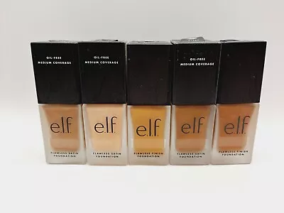 ELF Flawless Finish Foundation Oil-Free Satin Finish - Choose Your Shade • $6.99