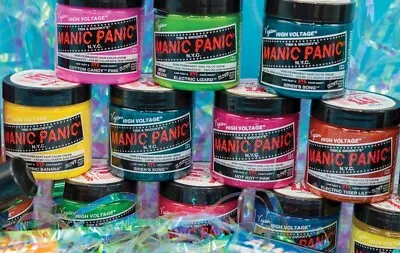 Manic Panic HIGH VOLTAGE Cream Semi-Permanent Vegan Hair Dye 4 Oz - CHOOSE COLOR • $13.44