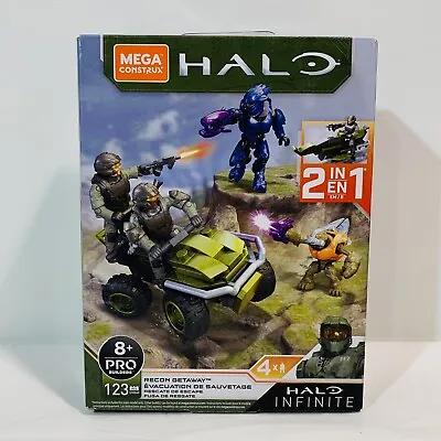 Mega Construx Halo Infinite Recon Getaway Pro Building Set NEW Sealed HTF 🔥🚐 • $34.10