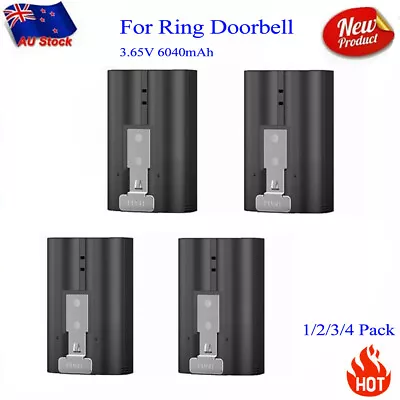 For Ring Video Doorbell 2&Spotlight Cam Rechargeable Battery 3.65V 6040mAh • $110.99