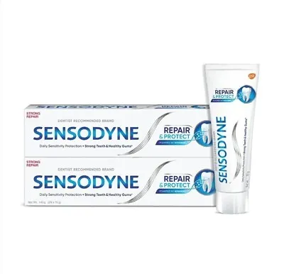 $14.98 • Buy 2 Pack SENSODYNE Repair And Protect Toothpaste Power  12/2023+