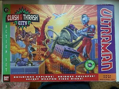 Action Figure - Vintage - ULTRAMAN - CLASH AND THRASH CITY - BANDAI - NIB - RARE • $40