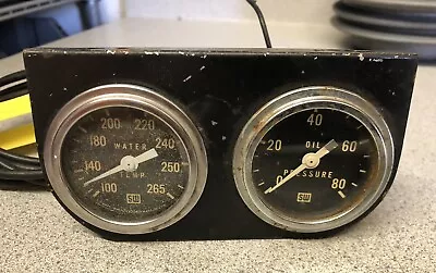 Stewart Warner Oil Pressure /Water Temp Gauges...Used • $50