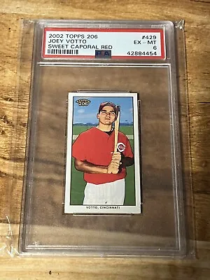2002 Topps T206 Joey Votto RC Mini Sweet Caporal Red PSA 6 Rare • $400