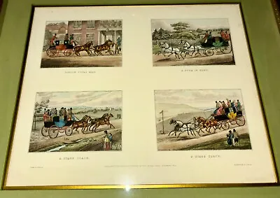 Antique Print Coach H Allen Pub R G Reeve London 1827 • $195