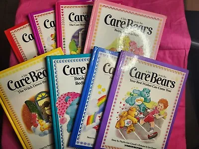 Lot Vintage 1983 Set Of 8 A Tale From The Care Bears Parker Brothers HC Books • $40