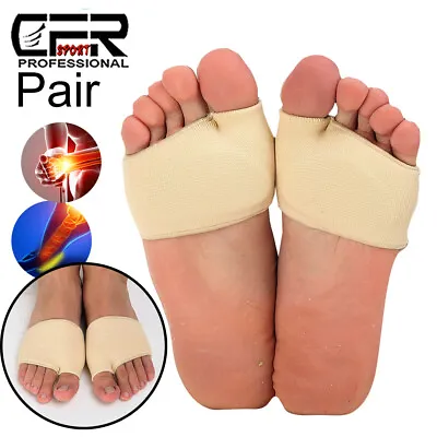 For Man Women Fabric Metatarsal Pads Sleeve With Gel Sole Cushion Ball Of Foot • $11.63